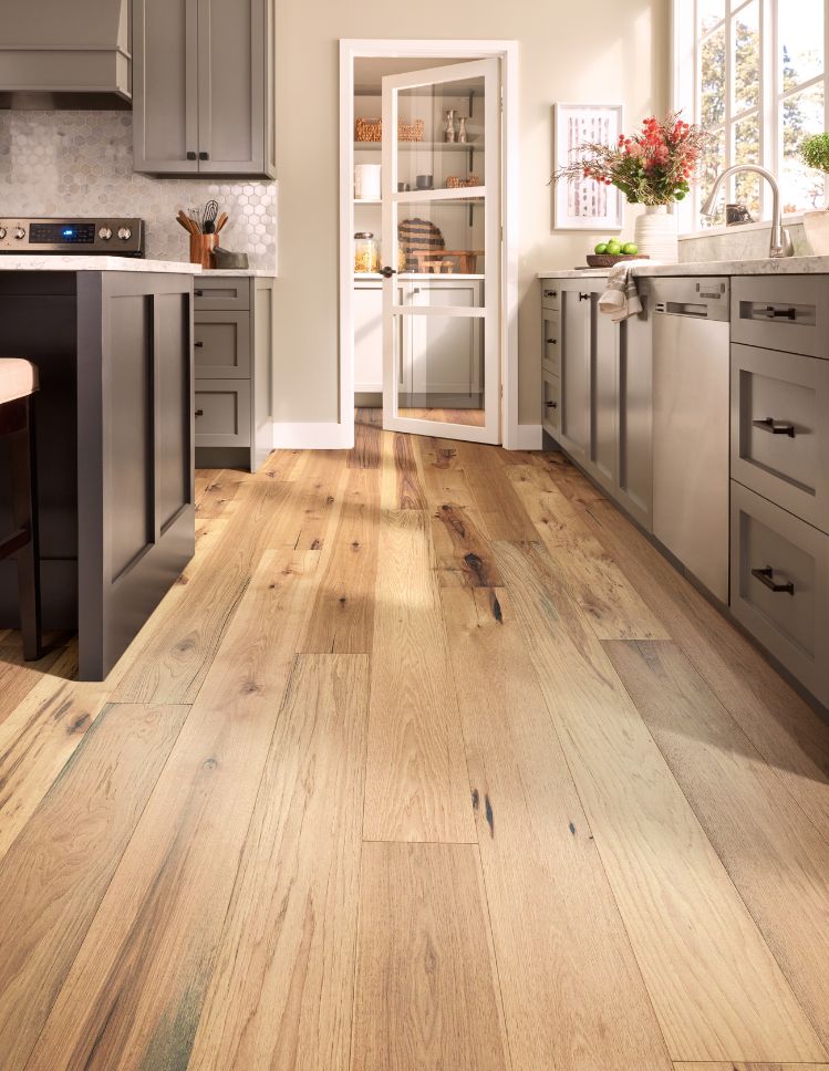 hardwood flooring in a bright Annapolis kitchen