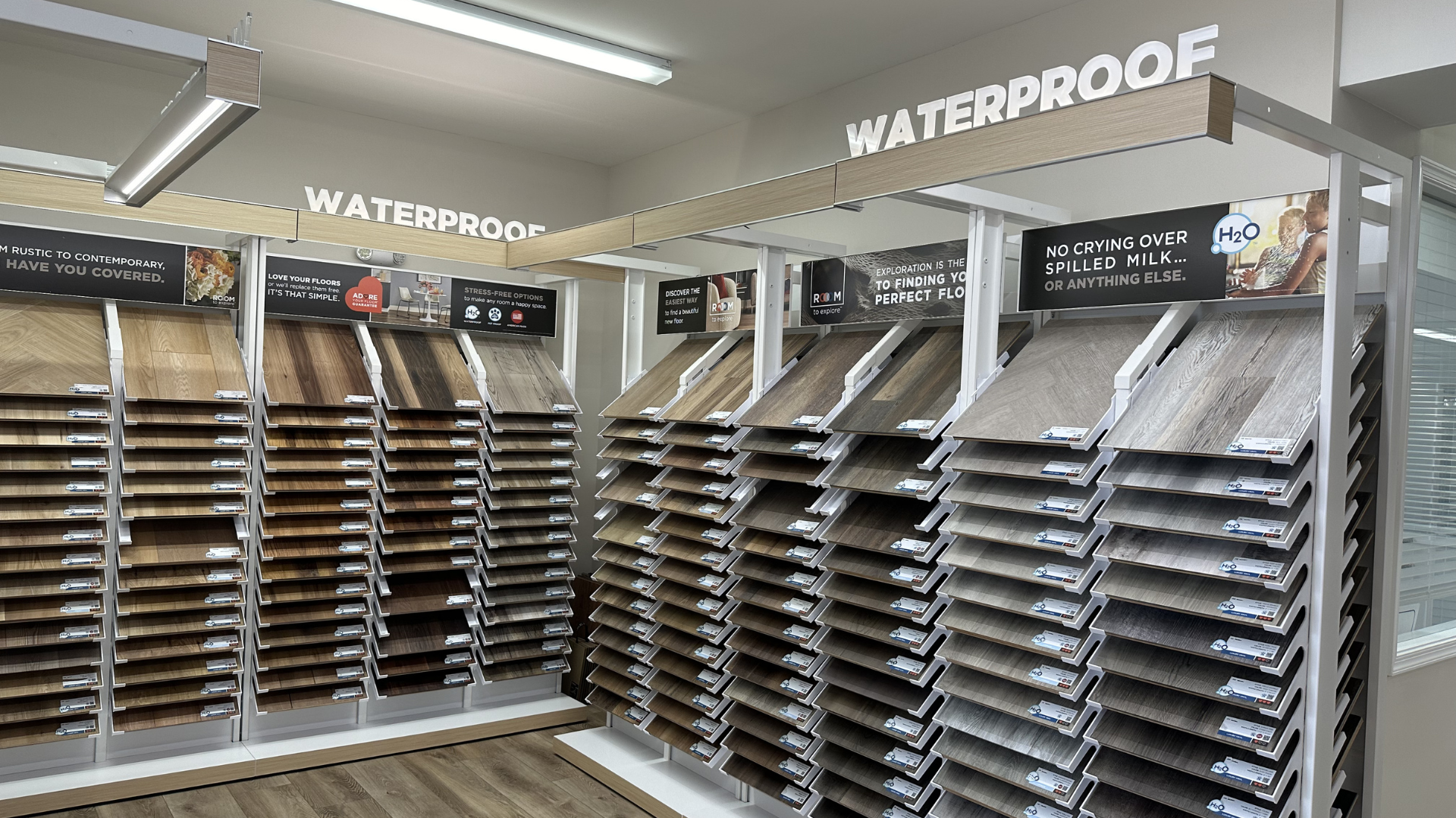 Luxury Vinyl flooring swatch 